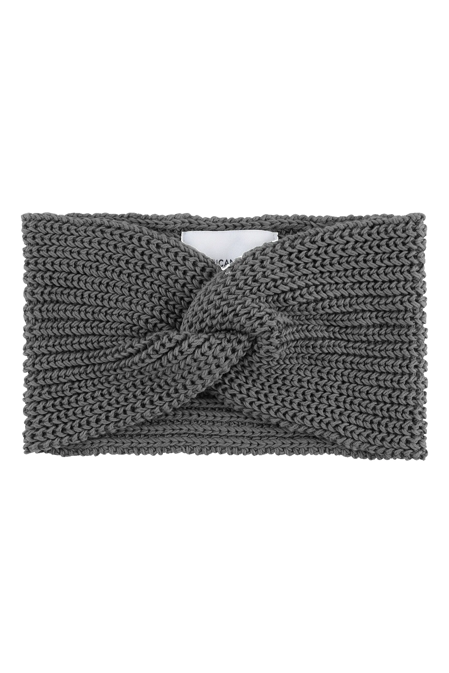 Tori Cotton Twisted Headband Graphite sold by Americandreams