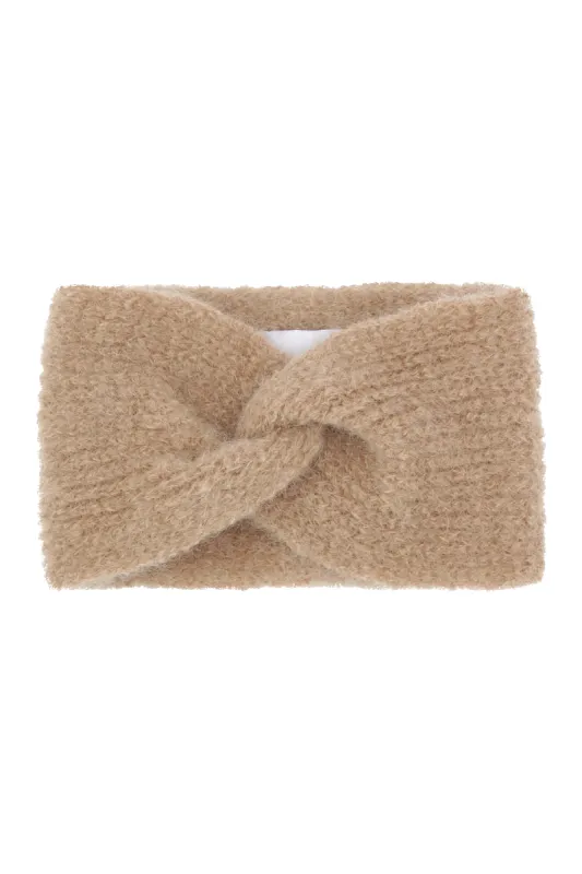 Andy Knit Headband Medium Brown made by Americandreams