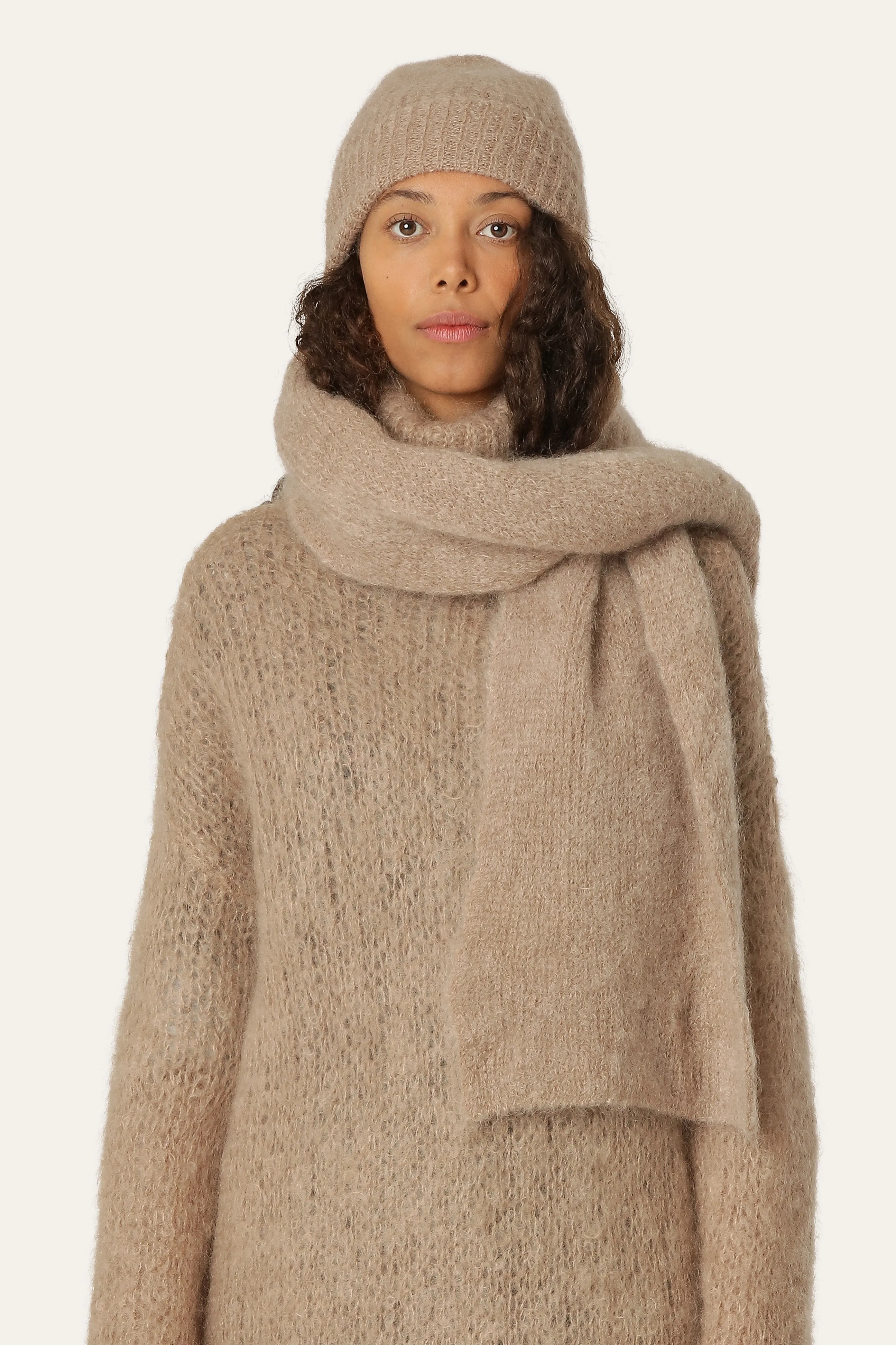 Lisa Mohair Scarf Medium Brown sold by Americandreams product image thumbnail 2