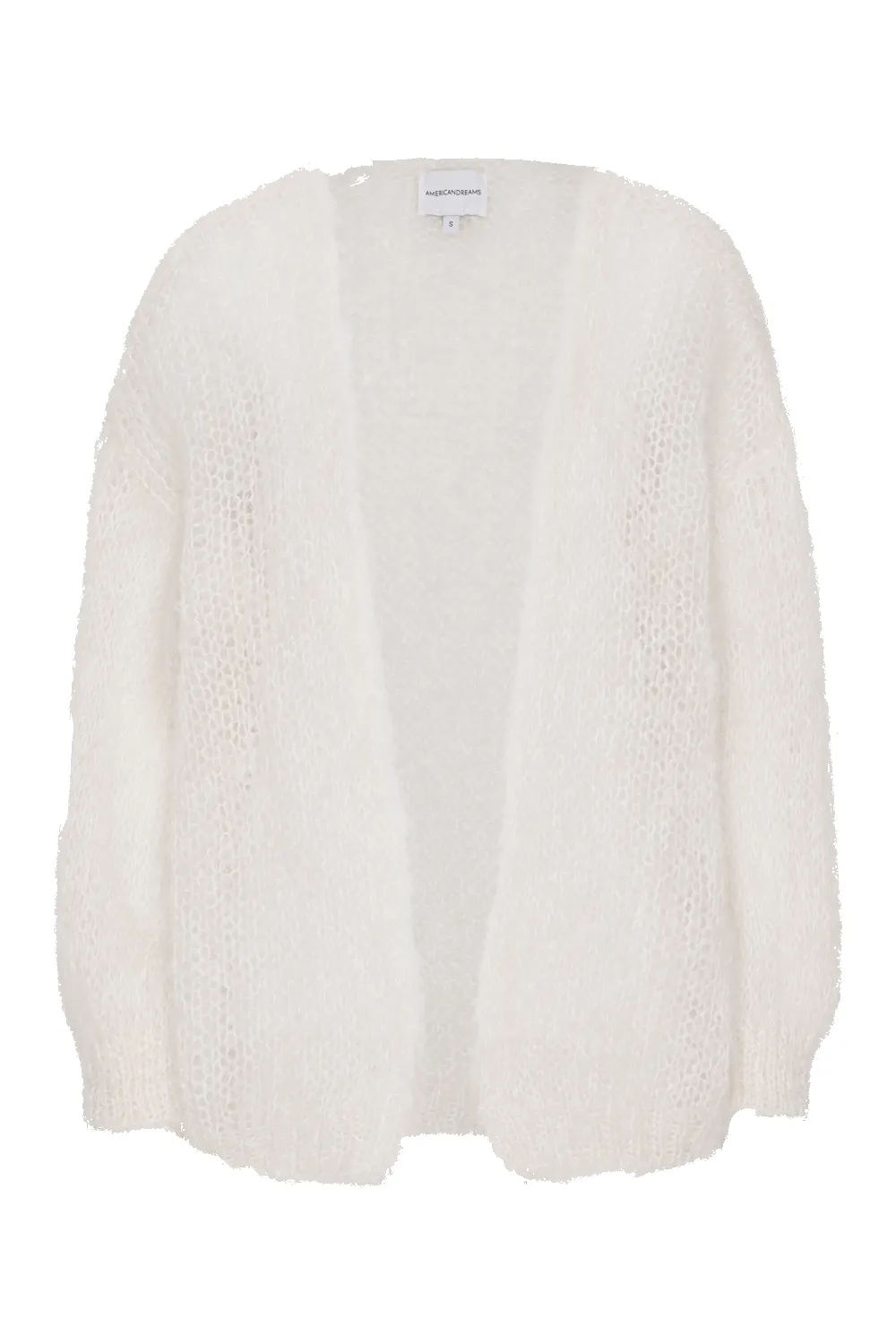 Olivia Mohair Cardigan Without Lurex White sold by American Dream