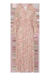 Sally Long Dress Light Pink White Flowers sold by American Dream