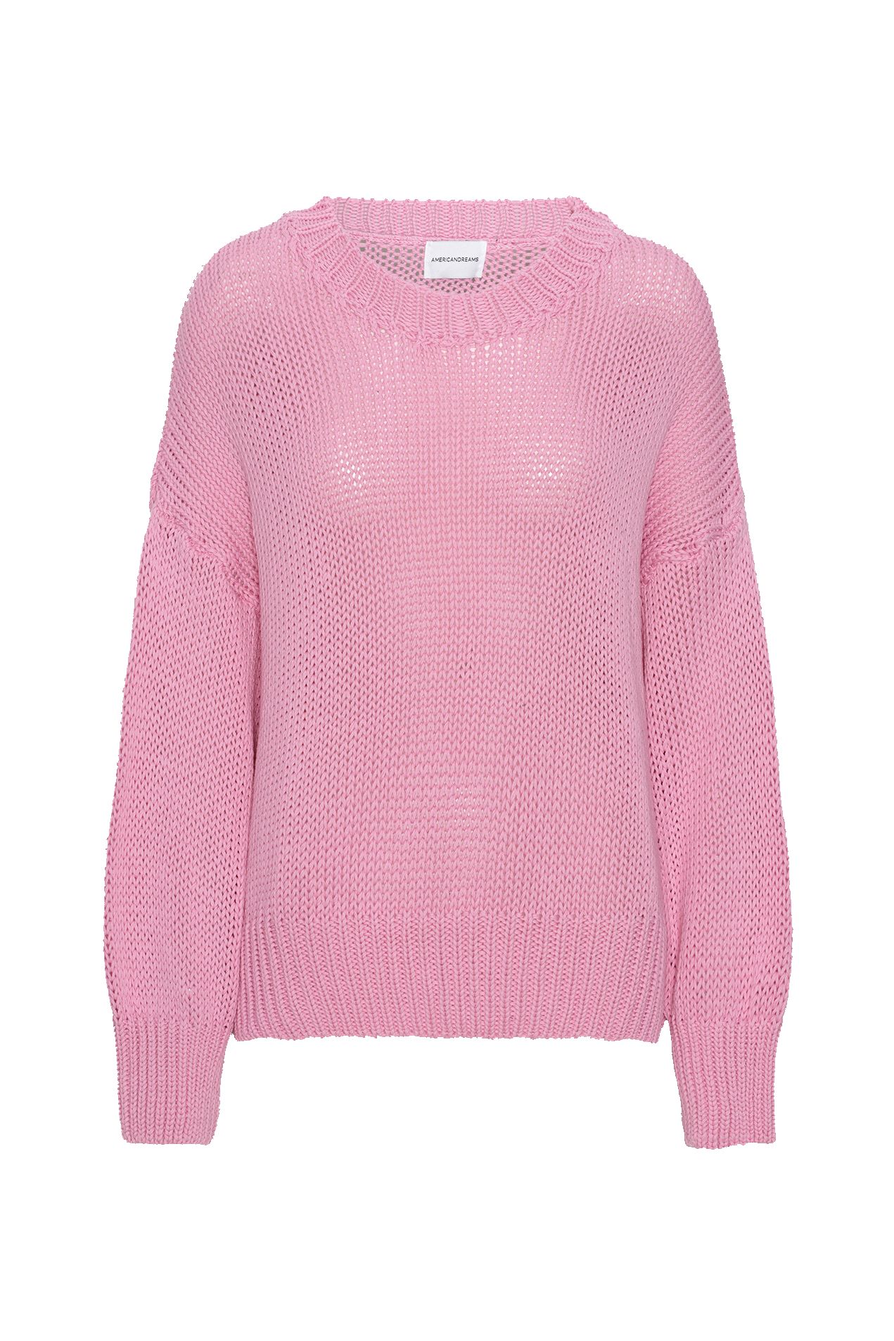 Pepper Round Neck Cotton Pullover Soft Berry sold by American Dream