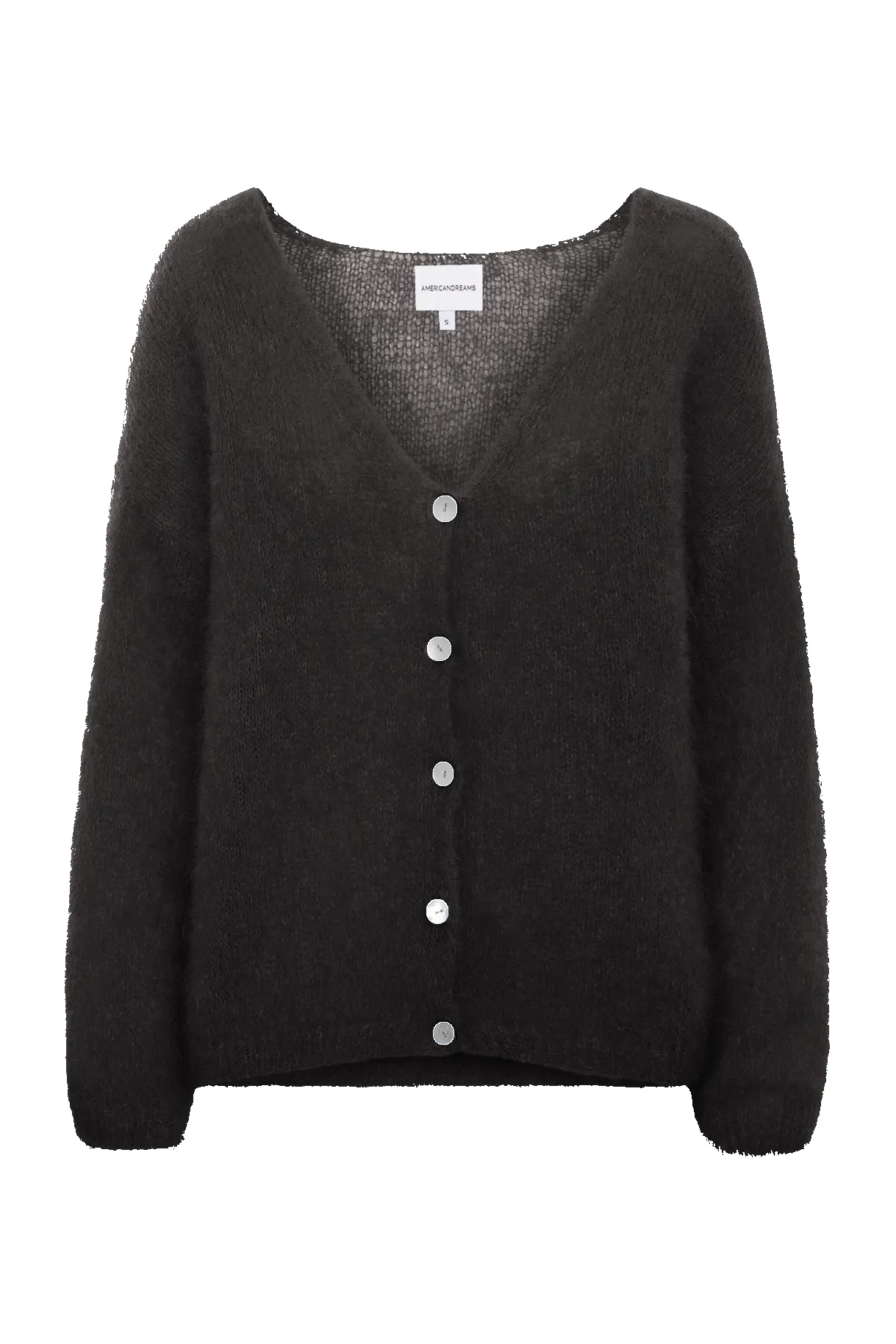 Cornelia LS Cardigan Black sold by Americandreams