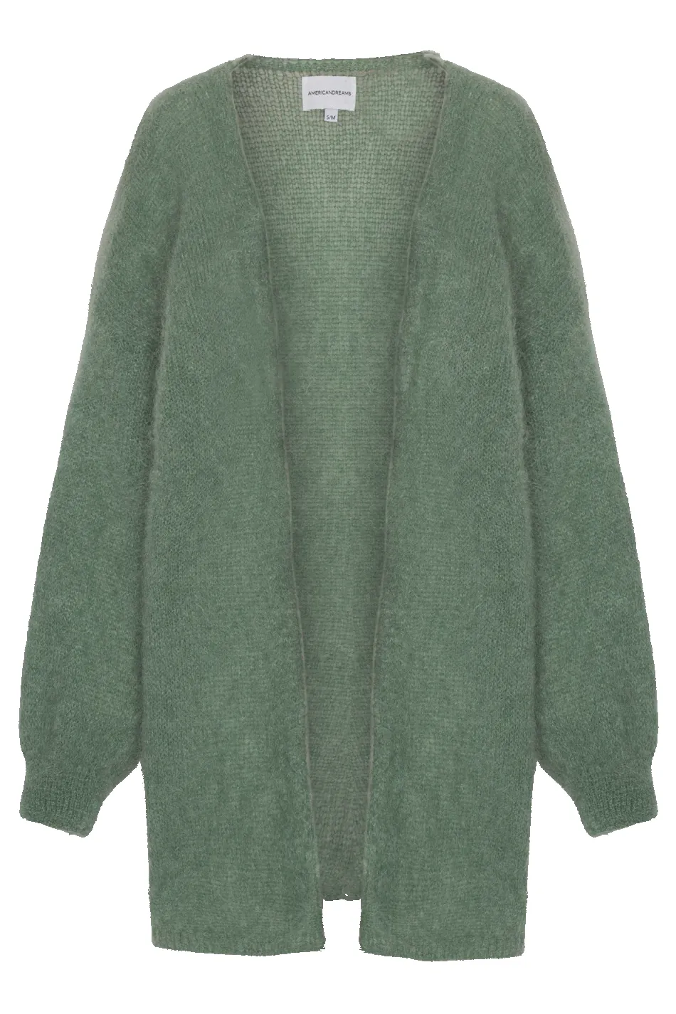 Lee Midi Cardigan Dusty Green sold by Americandreams