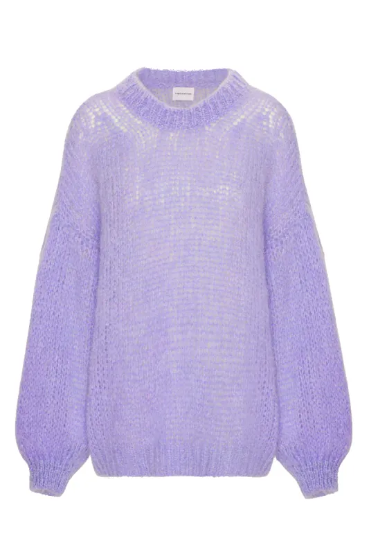 Pepper Round Neck Pullover Lilac sold by Americandreams