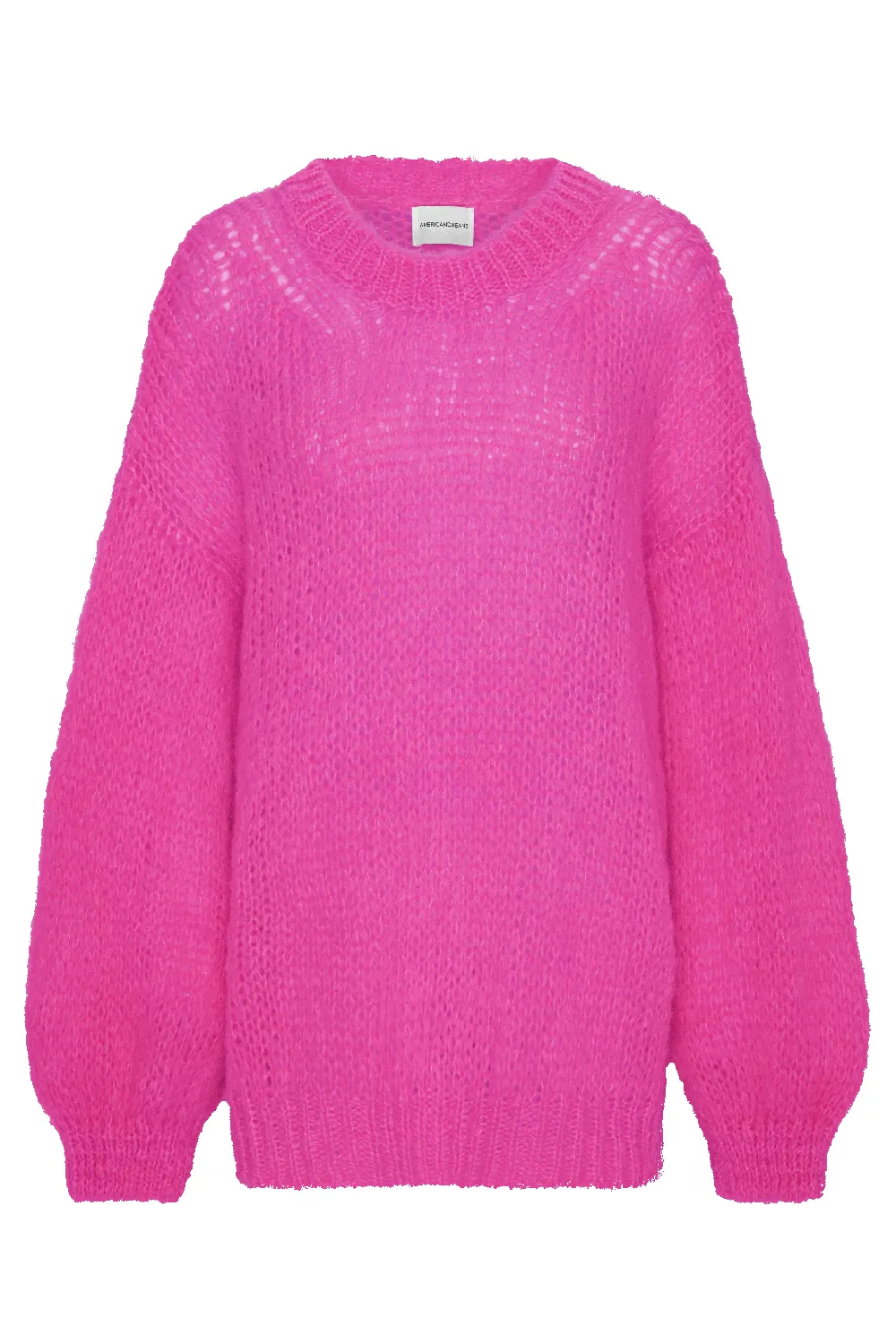 Pepper Round Neck Pullover Neon Pink sold by Americandreams