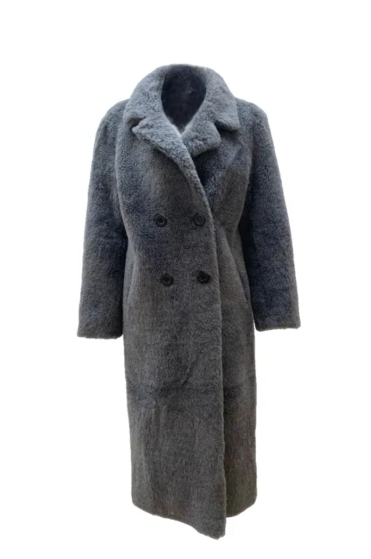 Janice Faux Fur Dark Grey sold by Americandreams