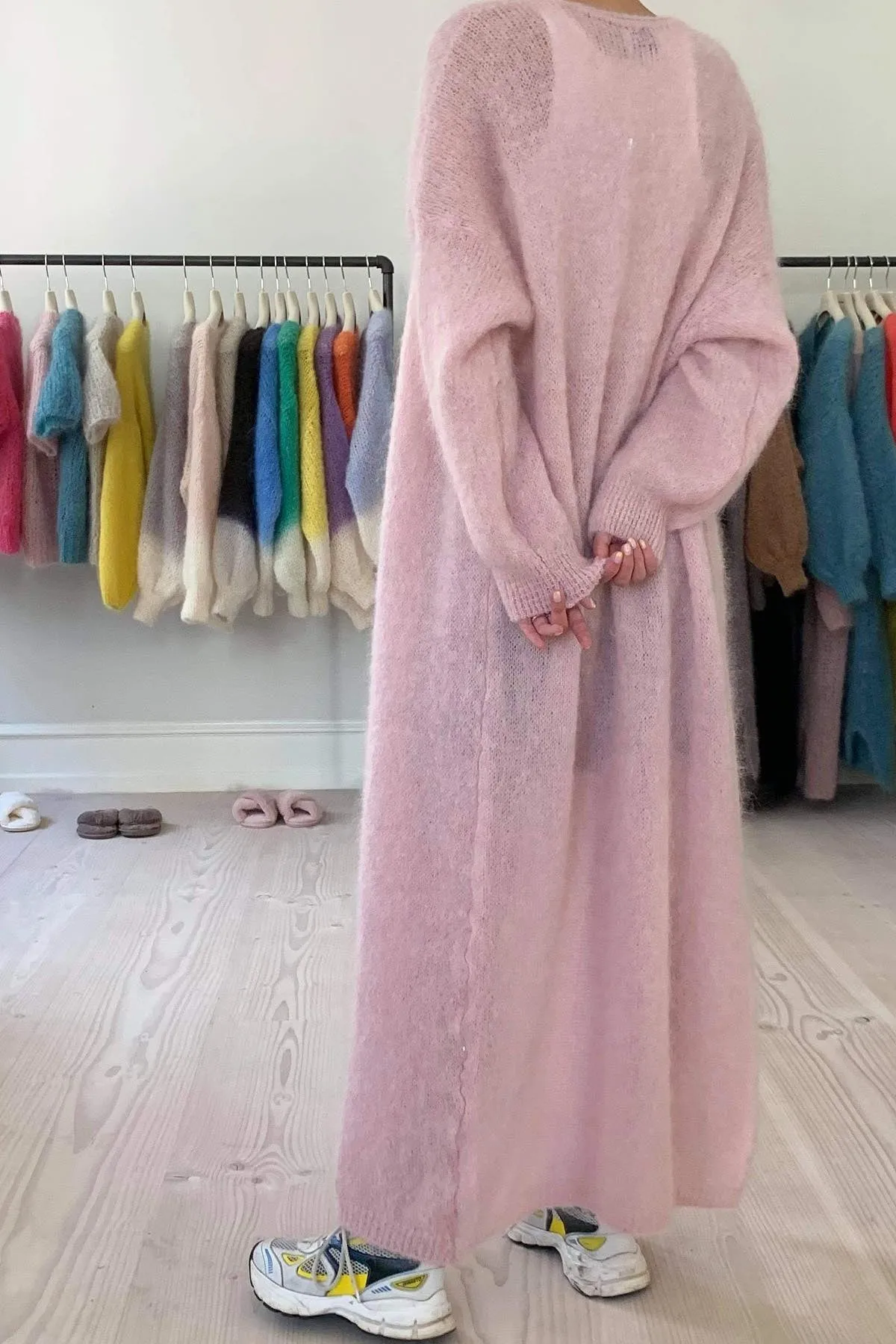 Lee Long Cardigan Light Pink sold by Americandreams product image thumbnail 2