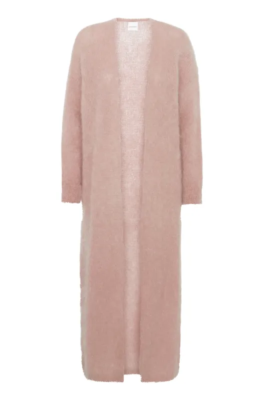 Lee Long Cardigan Light Pink sold by Americandreams