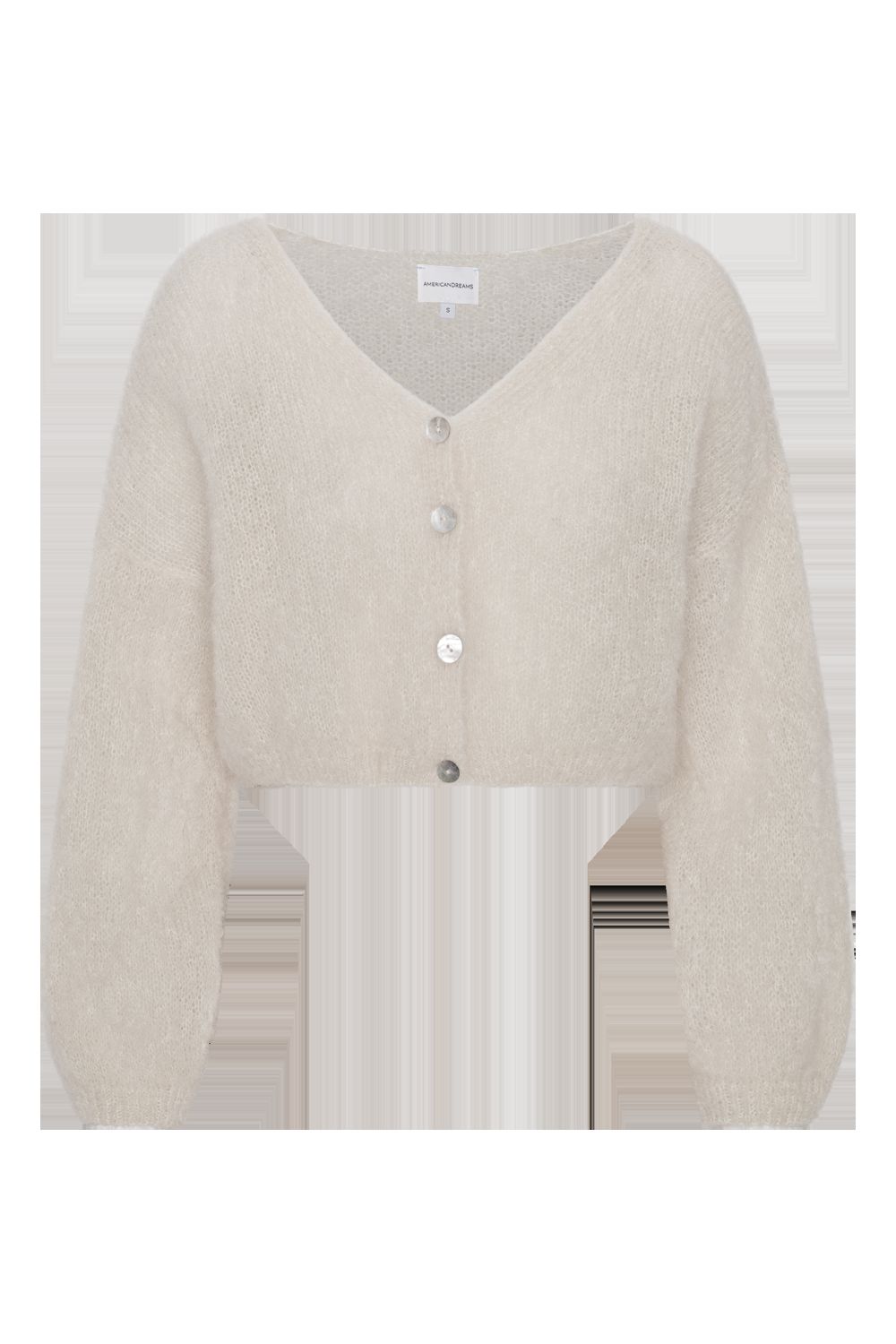 Cornelia Cropped Cardigan Beige sold by American Dream