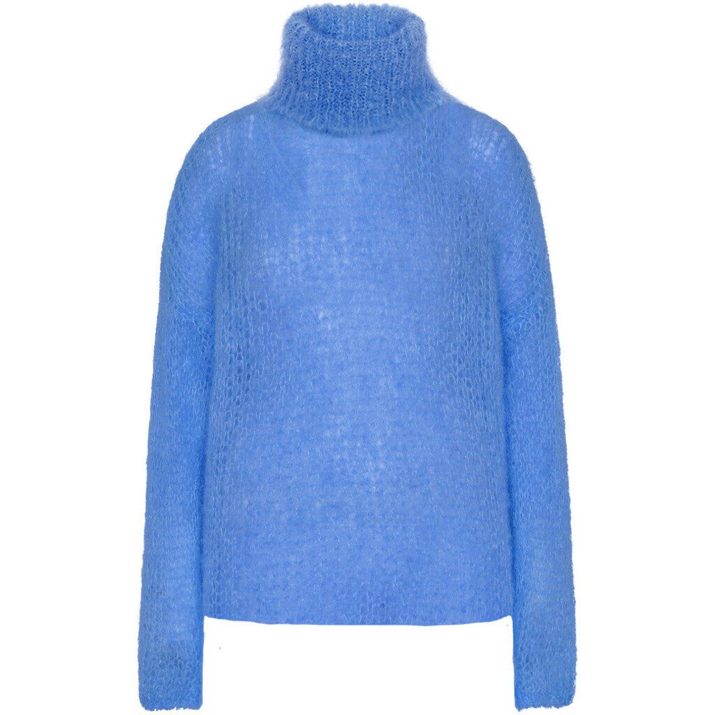 Livia LS Roll Neck Pullover - Sky Blue sold by American Dream