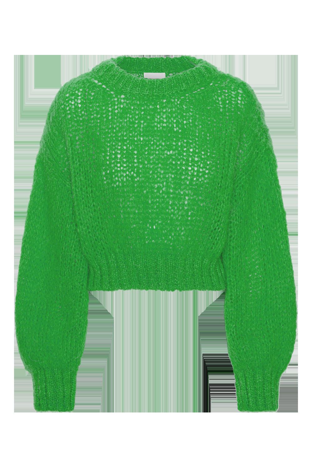 Leonnie Alpaca Cropped Pullover Emerald Green sold by American Dream