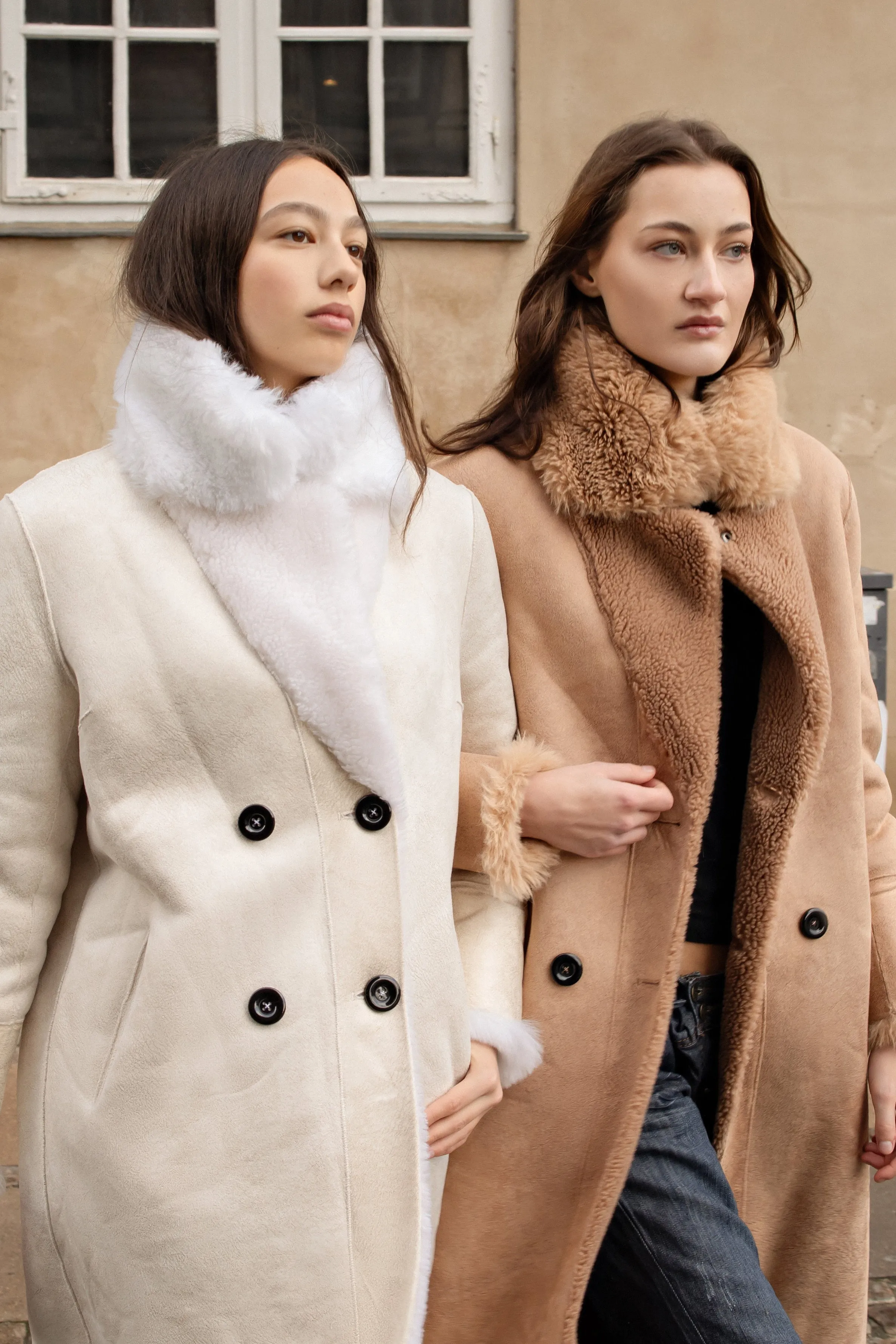 Leona Wool Coat Long White sold by Americandreams product image thumbnail 4