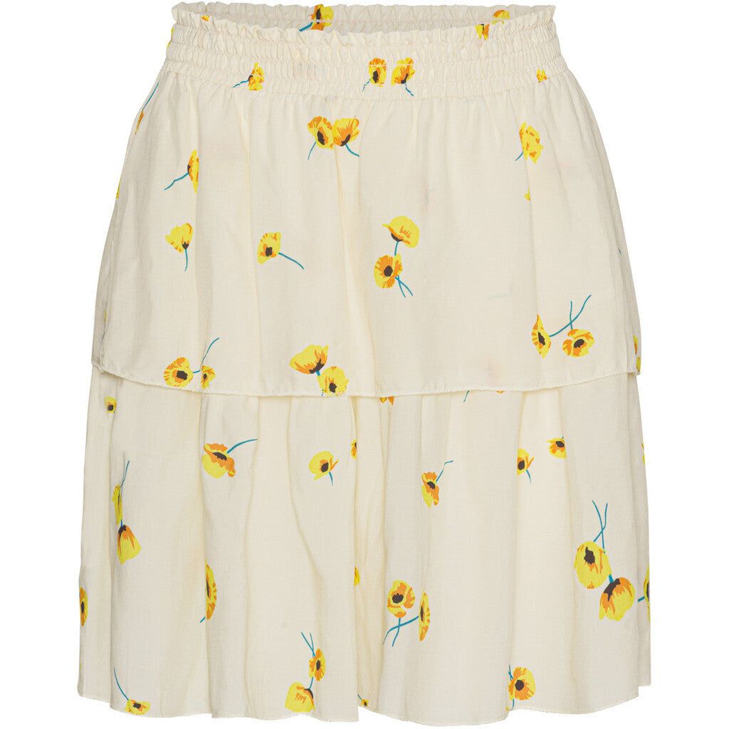 Sally Short Skirt - Beige Flower sold by American Dream