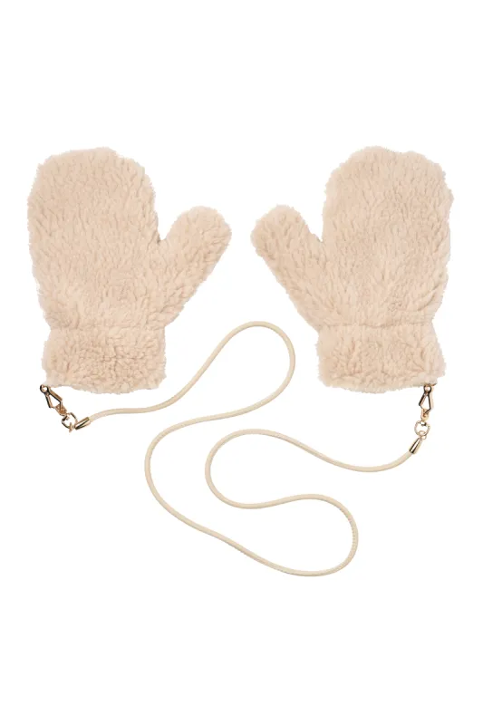 Louis Wool Gloves Beige sold by Americandreams