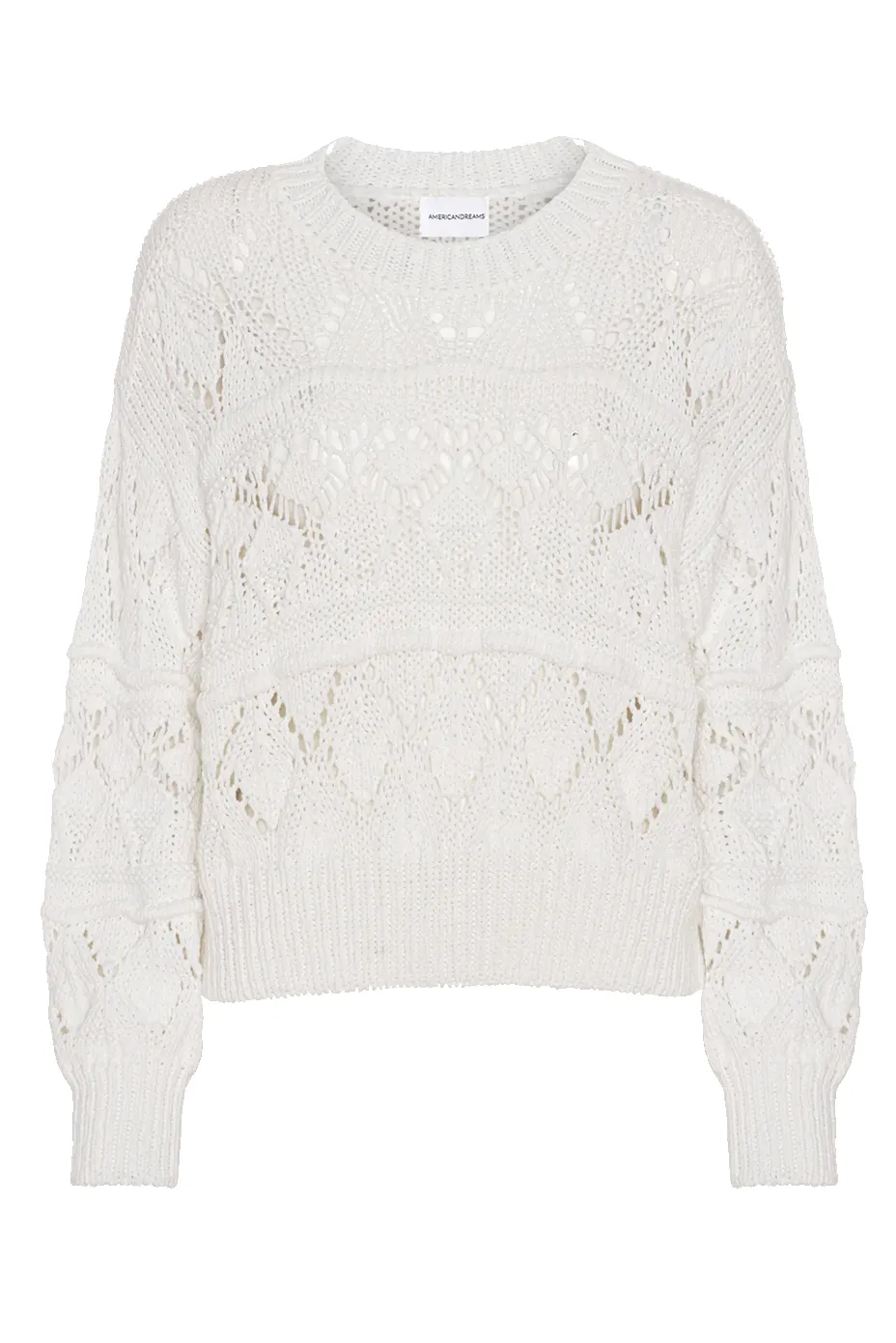 Cassie Cotton Pullover White sold by Americandreams