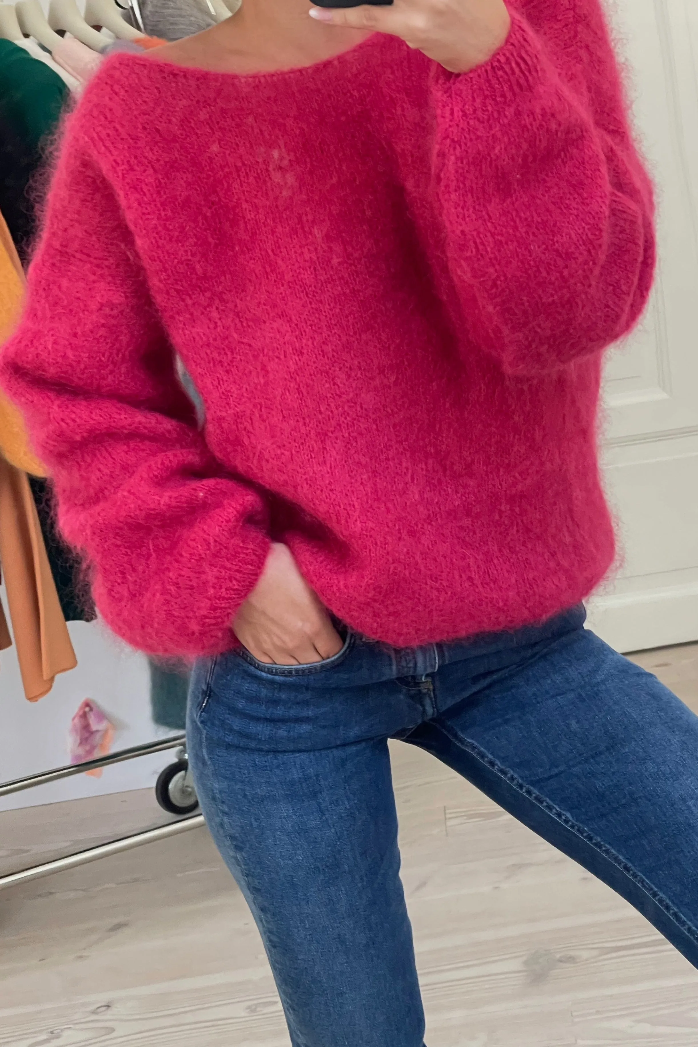 Cornelia LS Cardigan Cerise sold by Americandreams product image thumbnail 3