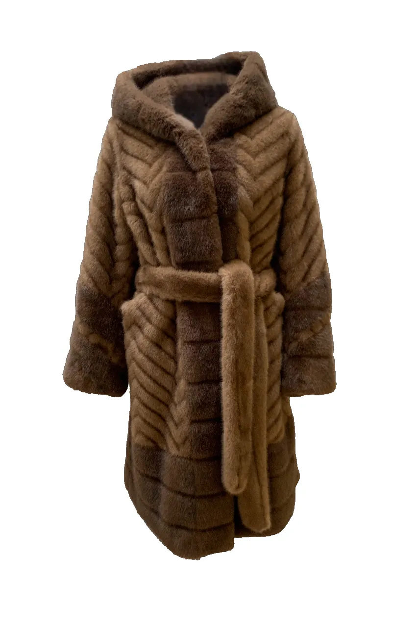 Eleanor Faux Fur Dark Brown sold by Americandreams