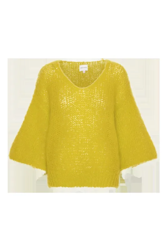 Miranda Shortsleeve Pullover Yellow sold by American Dream