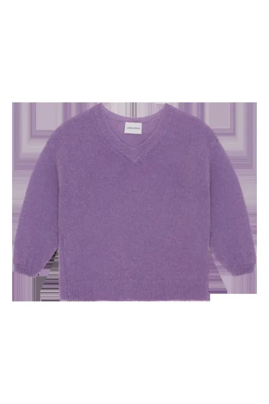 Silja V-Neck Pullover Kids Lilac - Sample made by Americandreams