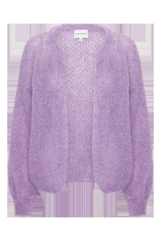 Viola Knit Cardigan Lilac - Sample made by Americandreams