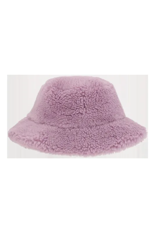 Maya Wool Bucket Hat Lavender made by Americandreams