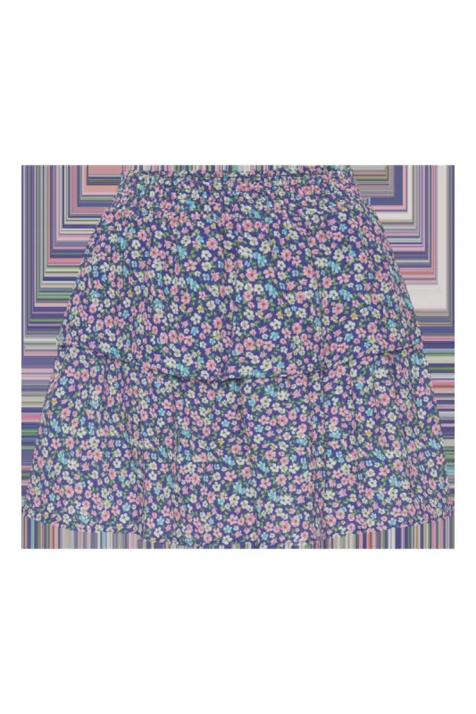 Sally Cotton Short Skirt Lilac Flower sold by American Dream