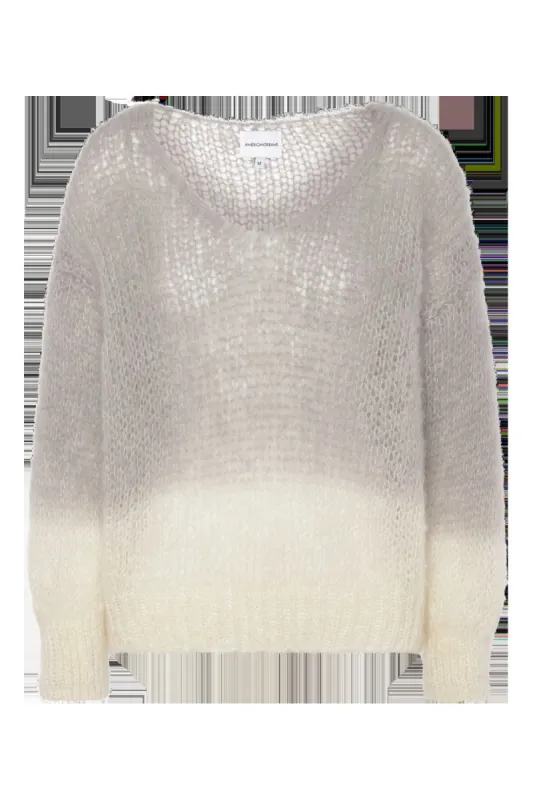 Milana Knit 2-Colored Grey/White sold by American Dream