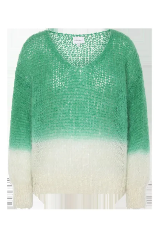 Milana Knit 2-Colored Green/White sold by American Dream