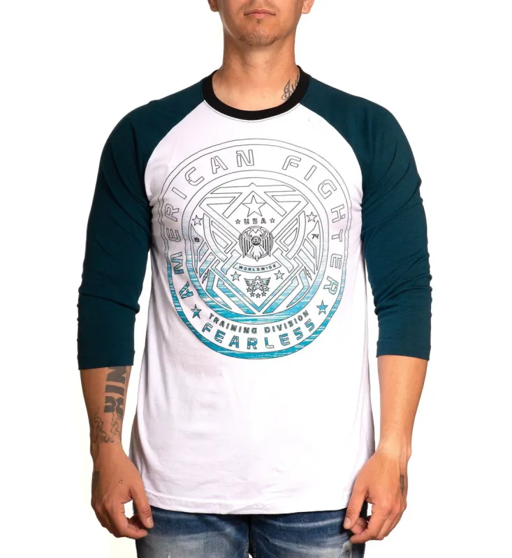 Morrow 3/4 Raglan sold by American Fighter