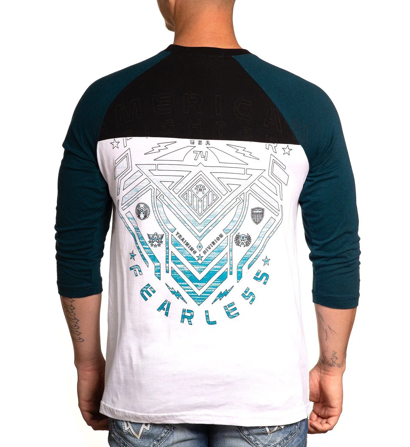 Morrow 3/4 Raglan sold by American Fighter product image thumbnail 2