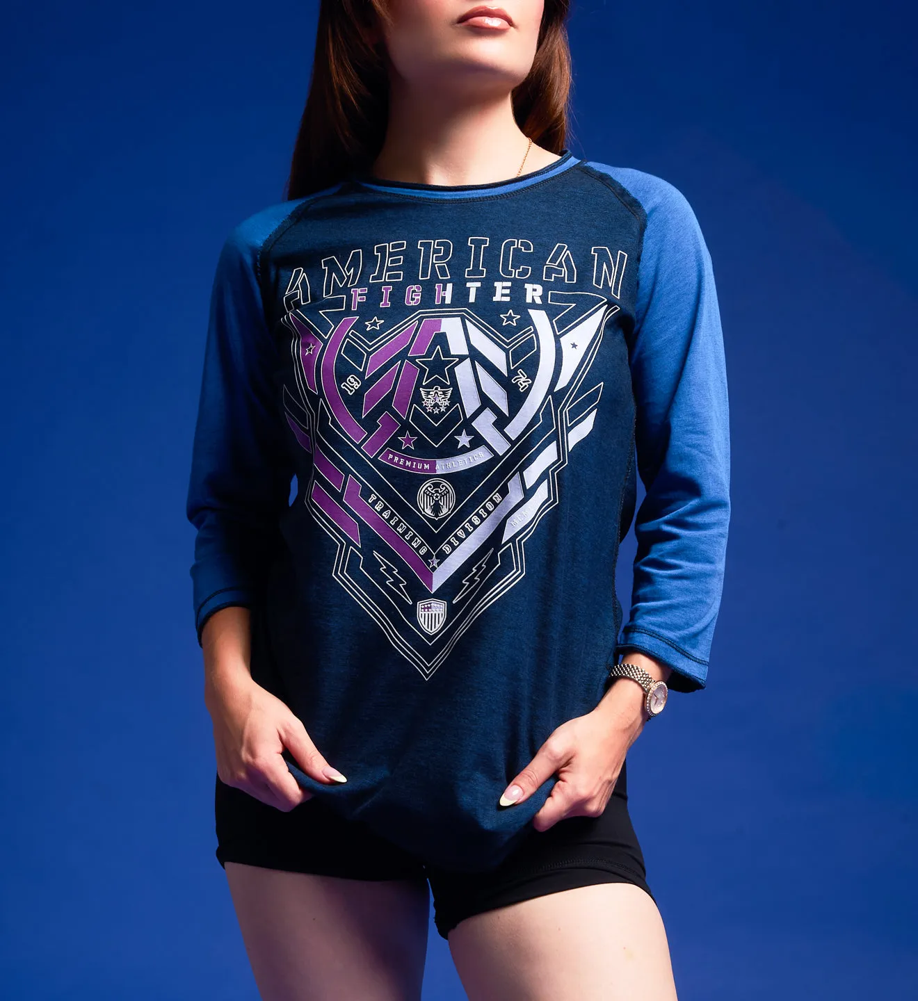 Kendleton Raglan Tee sold by American Fighter