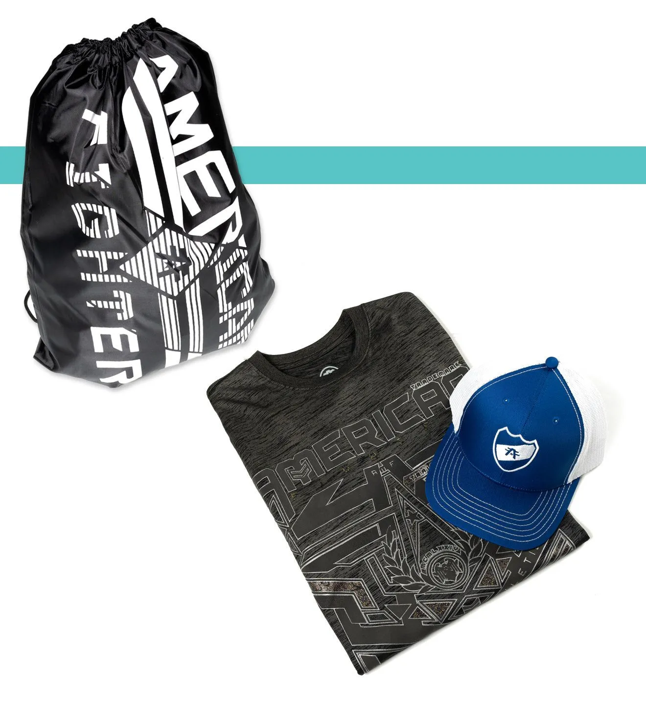 Men's Bundle Pack - 1 Tee + 1 Hat sold by American Fighter