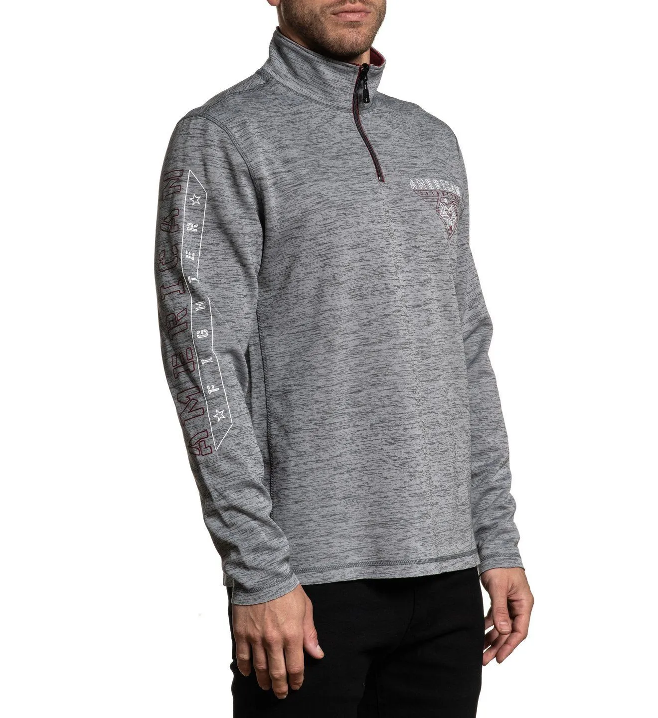 Palmdale Rev. Zip Mock Neck sold by American Fighter product image thumbnail 5