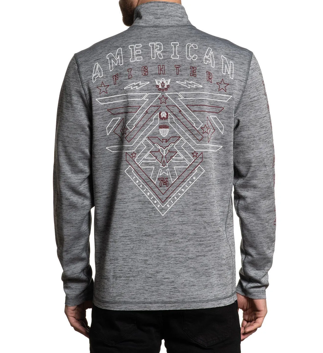 Palmdale Rev. Zip Mock Neck sold by American Fighter product image thumbnail 3