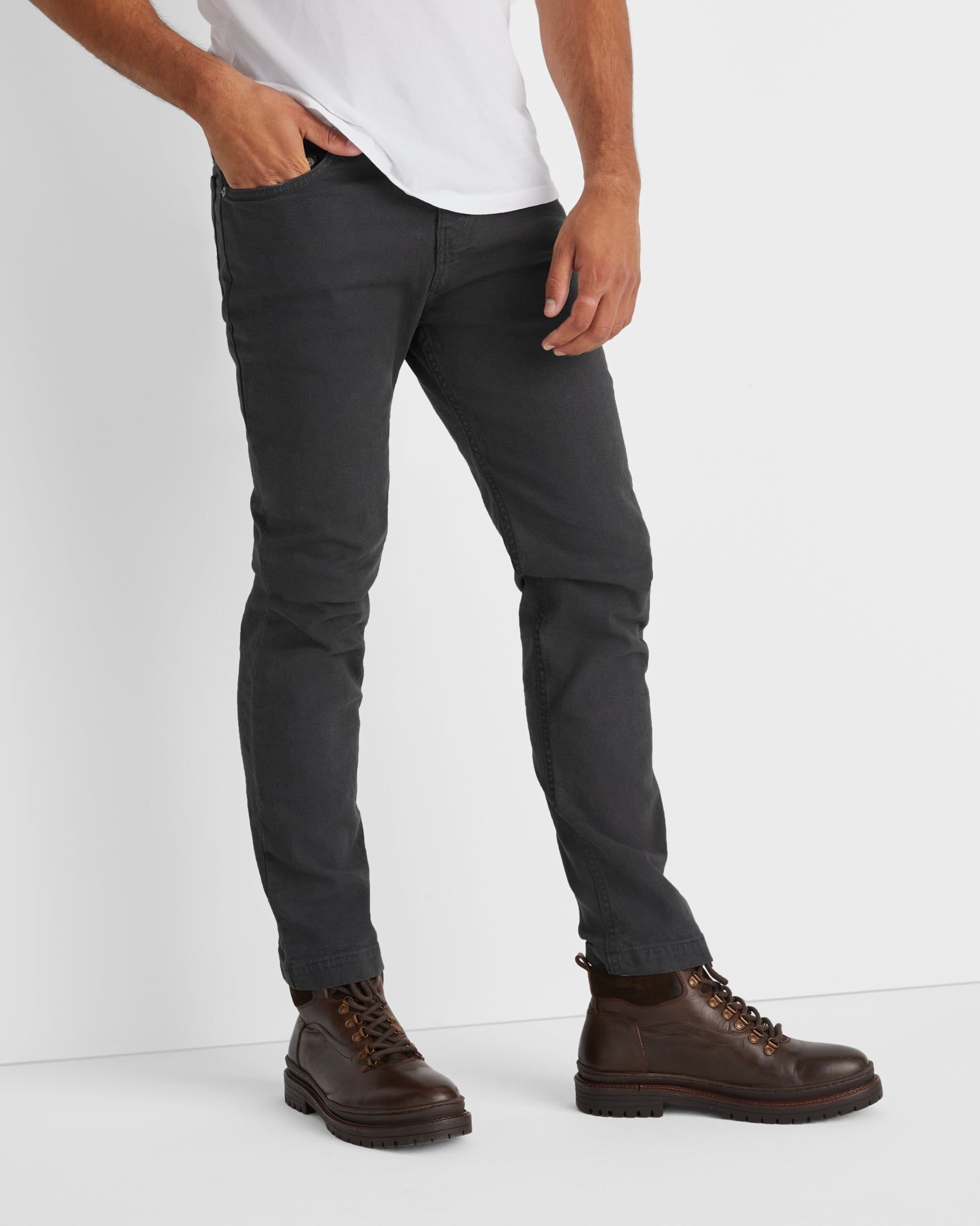 Roughneck Pant Slim - Cast Iron sold by American Giant product image thumbnail 4