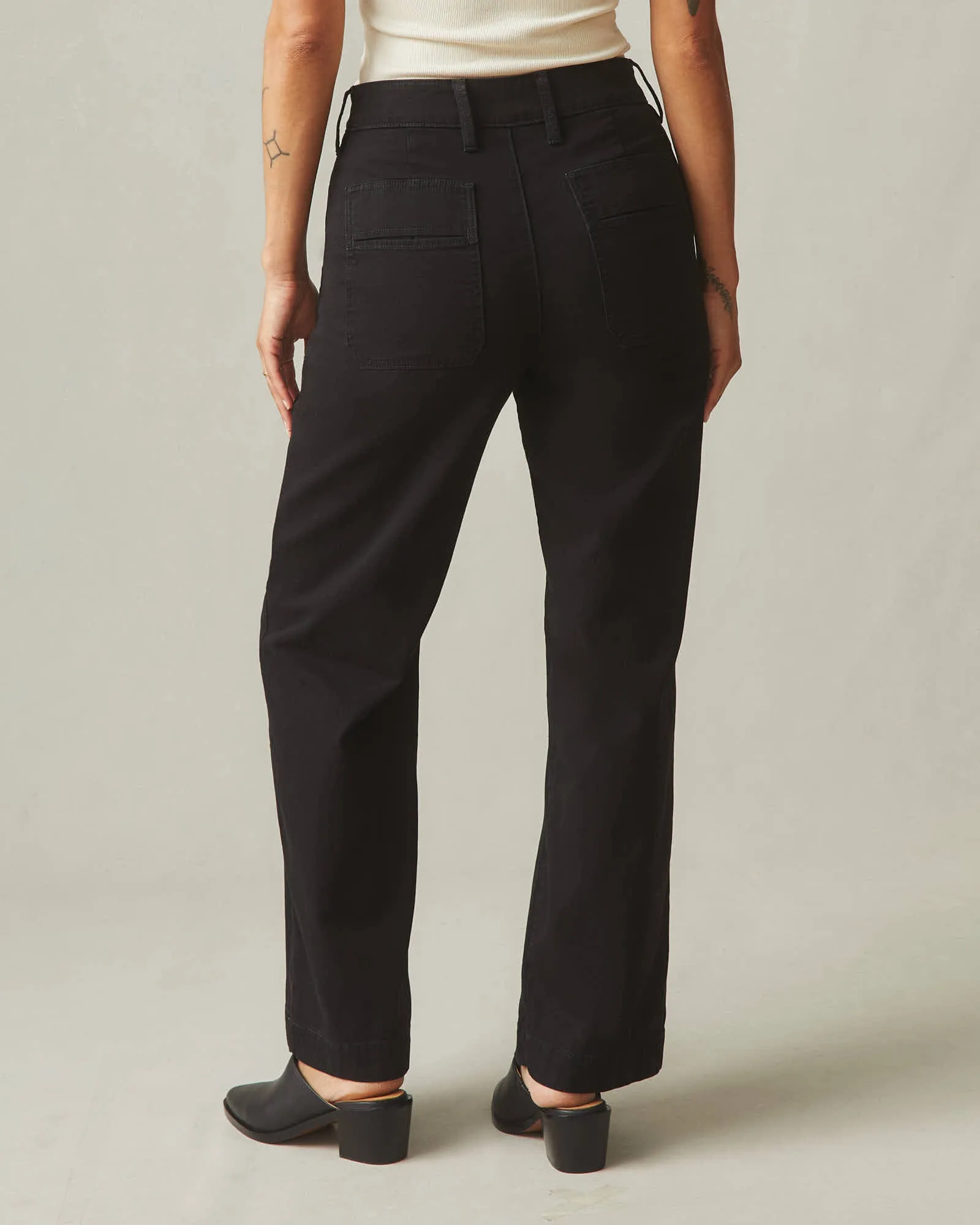 Women's Wide Leg Pant - Black sold by American Giant product image thumbnail 3