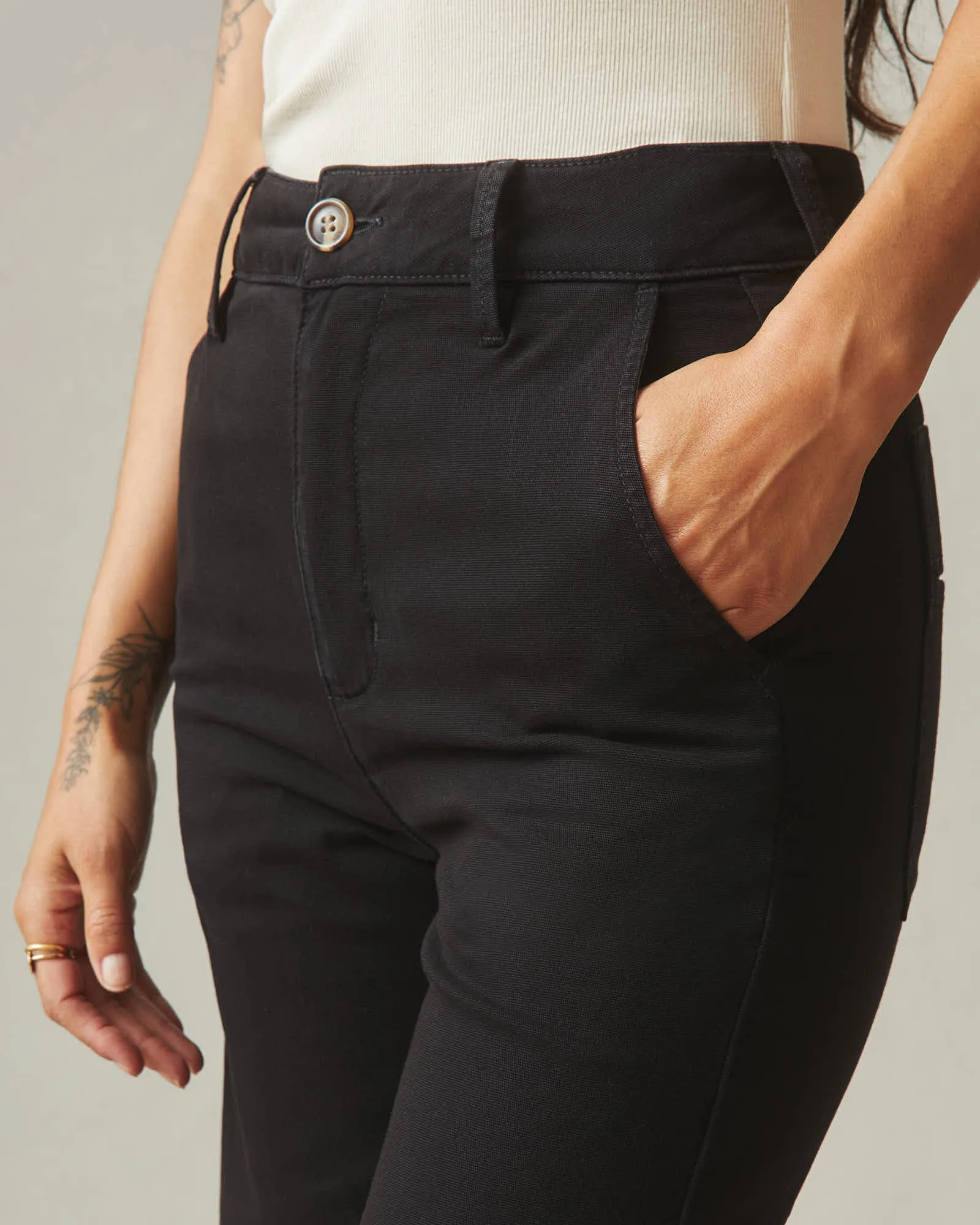 Women's Wide Leg Pant - Black sold by American Giant product image thumbnail 4