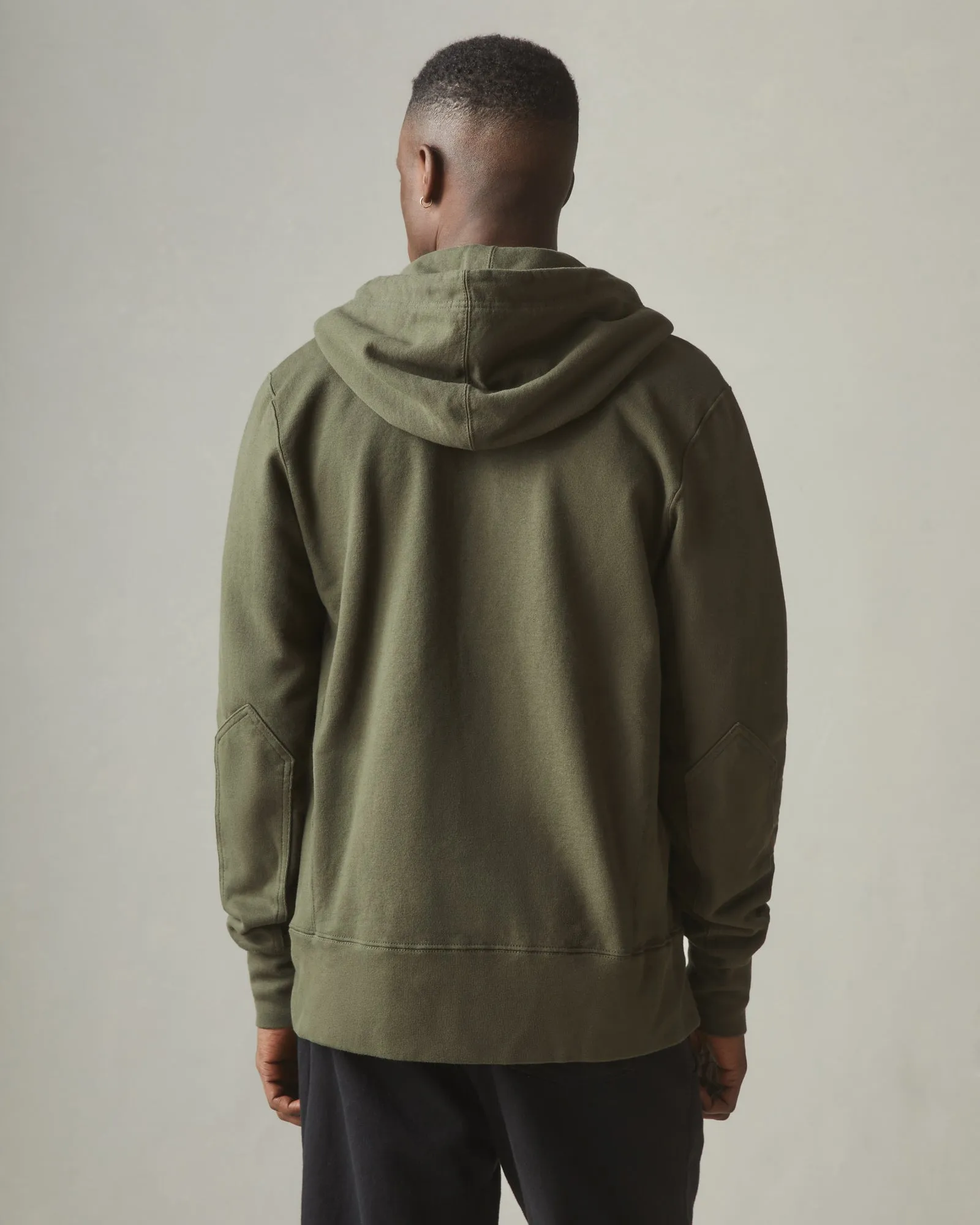 Classic Full Zip - Deep Olive sold by American Giant product image thumbnail 2