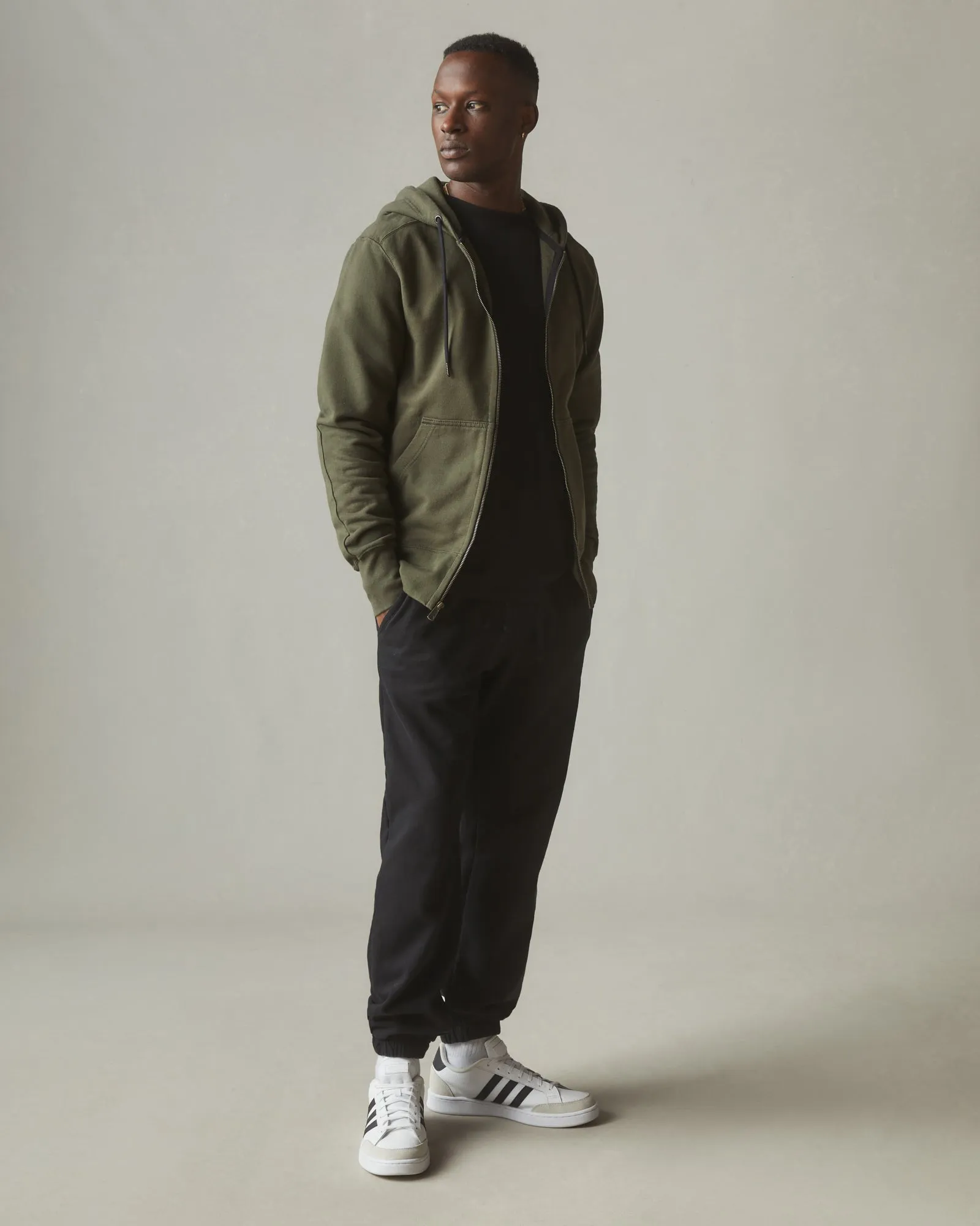 Classic Full Zip - Deep Olive sold by American Giant product image thumbnail 4