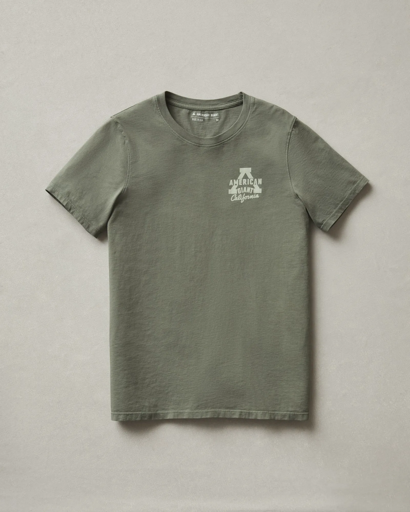Women's Classic Cotton Graphic Tee - Mulled Basil sold by American Giant