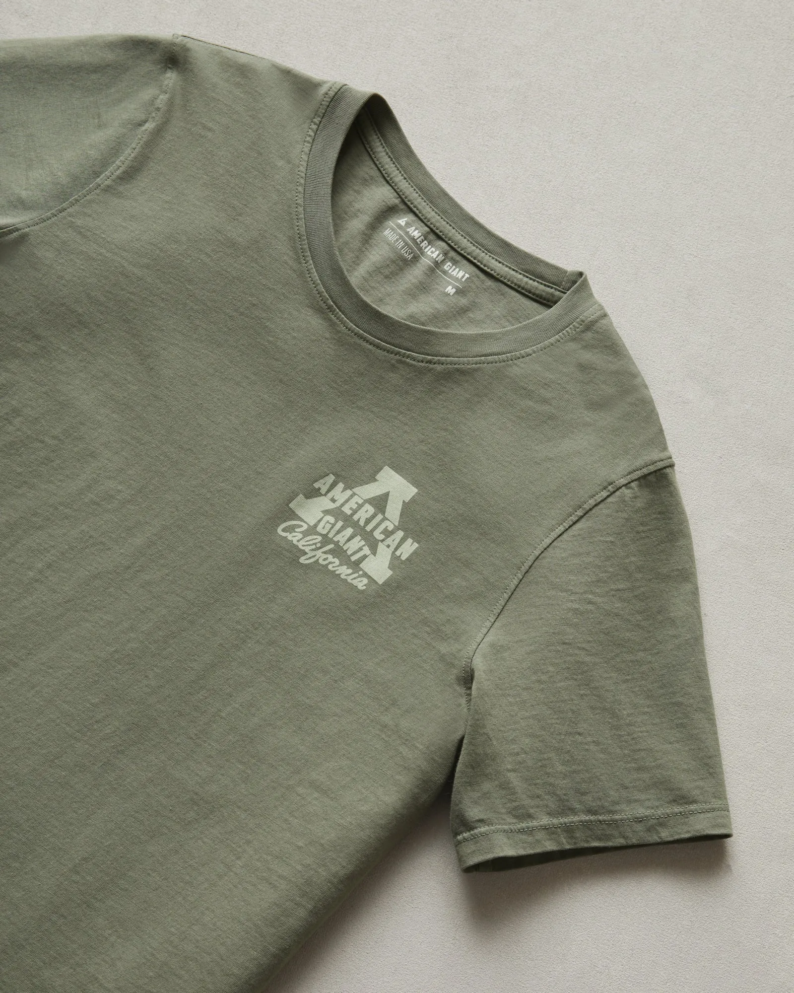 Women's Classic Cotton Graphic Tee - Mulled Basil sold by American Giant product image thumbnail 2