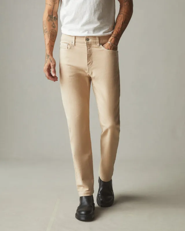 Men's Roughneck Pant Straight Contrast Stitch - Toasted Sesame sold by American Giant