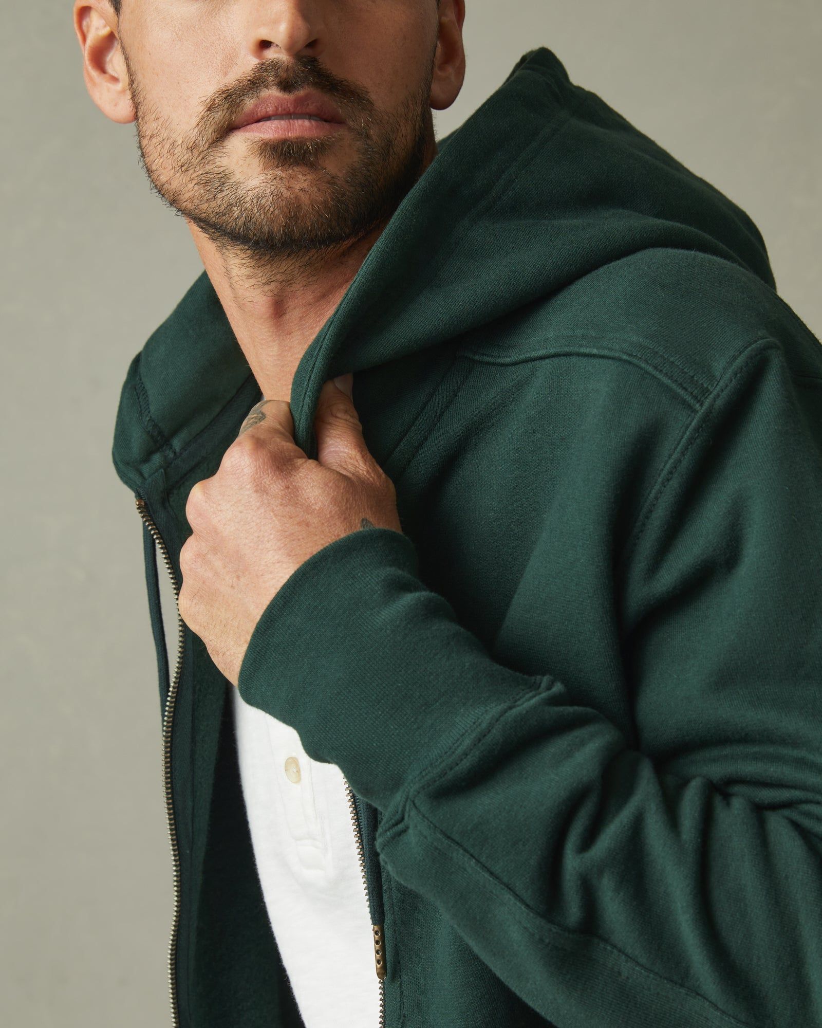 Classic Full Zip - Dark Forest sold by American Giant product image thumbnail 5