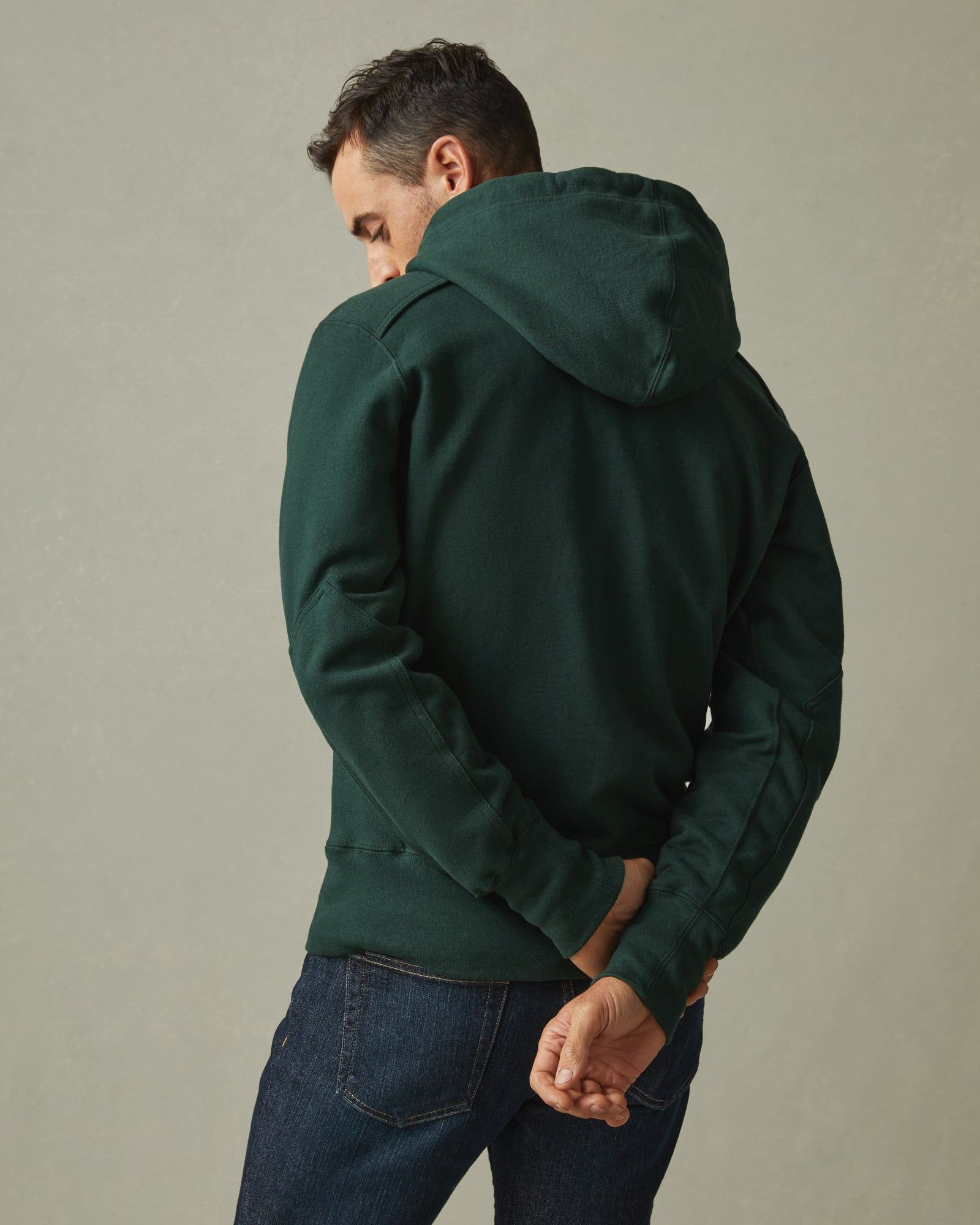 Classic Full Zip - Dark Forest sold by American Giant product image thumbnail 3