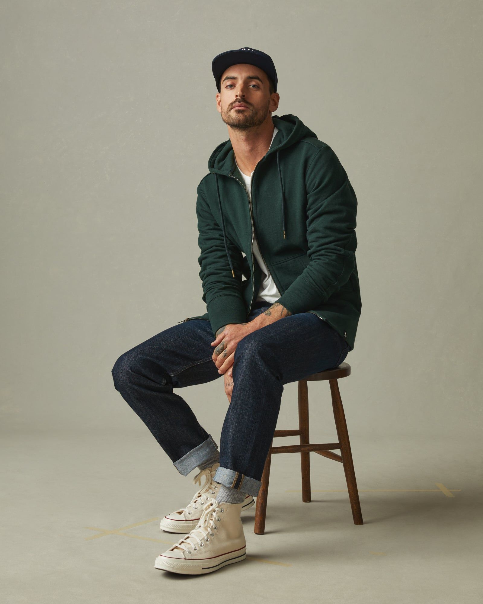 Classic Full Zip - Dark Forest sold by American Giant product image thumbnail 6