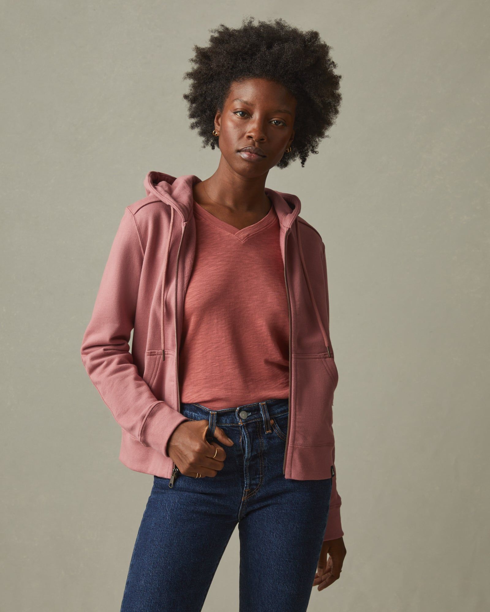 Relaxed Classic Full Zip - Verbena sold by American Giant product image thumbnail 4