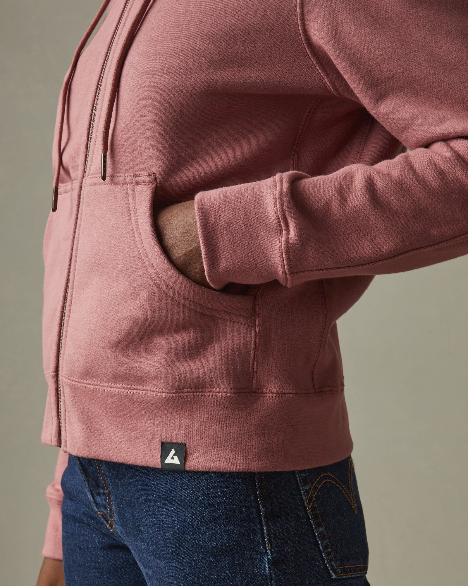 Relaxed Classic Full Zip - Verbena sold by American Giant product image thumbnail 5