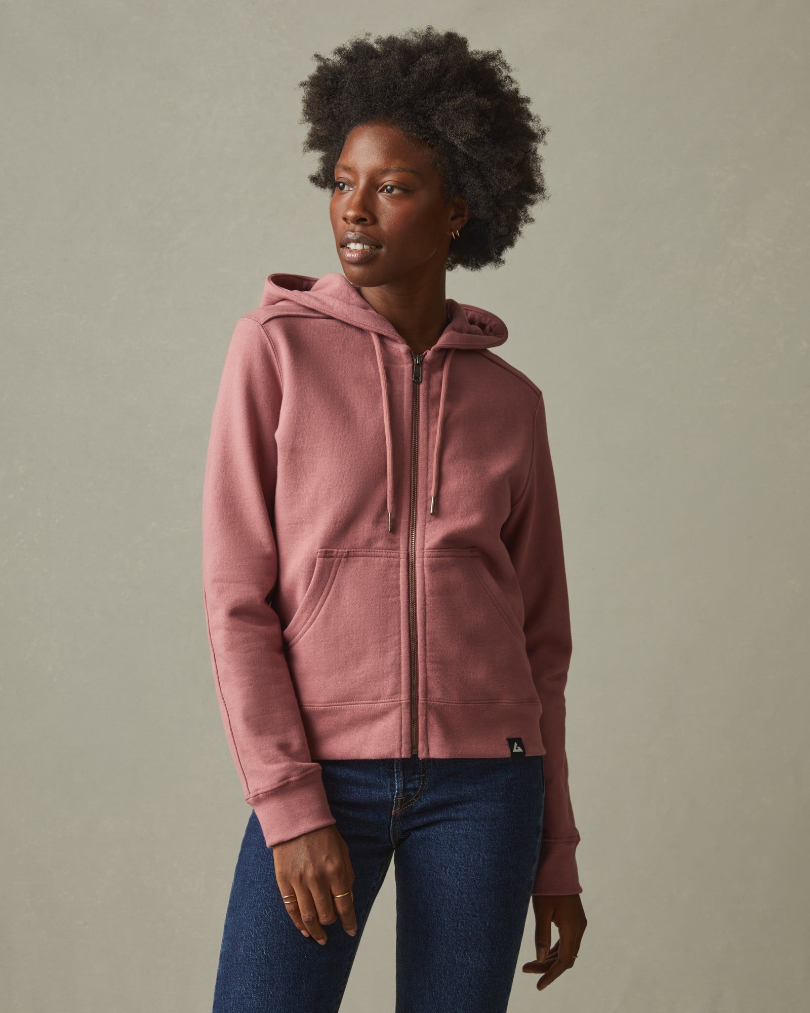 Relaxed Classic Full Zip - Verbena sold by American Giant