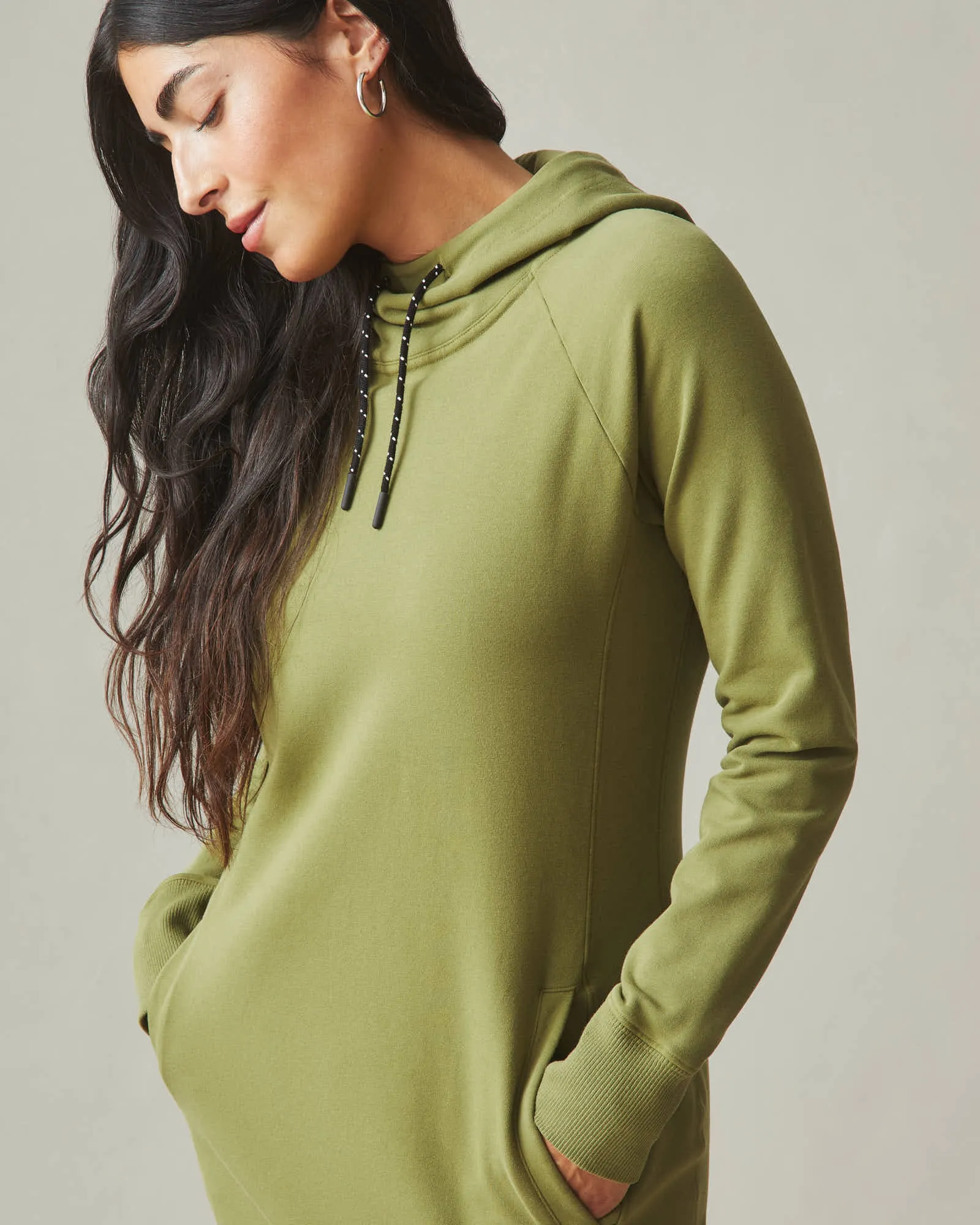 Women's Hoodie Dress - Capulet Olive sold by American Giant product image thumbnail 5